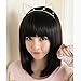Produktbild Perücke süß süß kurze Haare Qi Liuhai Doppel-Zauber gerade , black