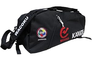 WACOKU WKF APPROVATO KARATE MONTGOMERY BORSA SPORTIVA & ZAINO