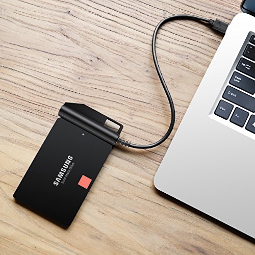 Inateck SATA zu USB Adapter Kabel mit UASP, USB 3.0 auf SATA III Konverter für 2,5″ SSD oder HDD, Adapter für SATA III Festplatte - 6