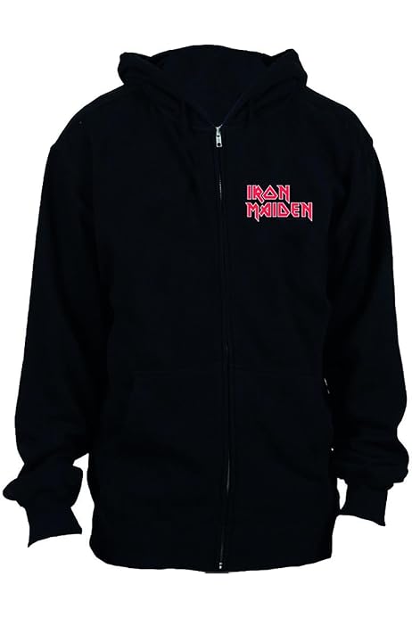 241g Coupe Classique Sweat à Capuche Iron Maiden - Pyramid Sphinx Motif Noir Sweat Capuche Pyramid Sphinx