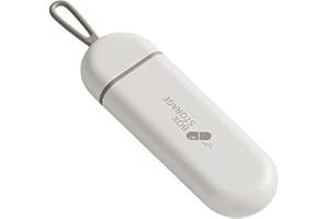 Loomify Pastillero Portátil, Pastillero Pequeño de 3 Compartimentos, Pastillero Diario Portátil Organizador Píldoras, Pastillero de Viaje con Correa de Silicona, 1Pcs (Blanco)