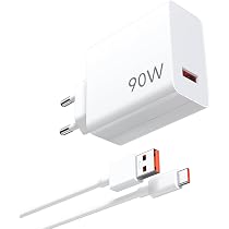 Chargeur Rapide 90W Turbo USB C Avec Câble 2m Pour Xiaomi Redmi POCO - Compatible 15 Ultra, 14, 13T, Note 14, Pad, Etc. - Puce Intelligente De Sécurité - 4