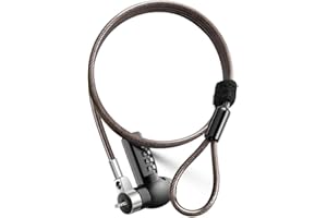 tofeer Laptop Schloss Universal Laptop Kabelschloss Kombinationsschloss Computerschloss Kompatibel mit HP Samsung Dell Slot