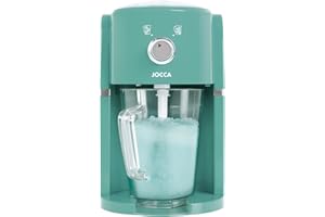 Jocca - Macchina per Fare Granite elettrica | Lame in Acciaio Inossidabile | capacità 1,1 L | Facile da Pulire | Colore Turchese | Becco e Miscela Ghiaccio