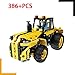 Produktbild HLDX 386 + PCS City Series Traktor Elektrische Fernbedienung Baustein Spielzeug Kinder Puzzle Montage Modell Fahrzeug ABS Kleine Partikel Kindergeschenke