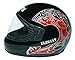 Jmd Helmets Elegant Black & Red Graphic, Full Face Helmet (L) RS.625.00