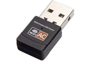 FILOWA Realtek RTL8811CU adapter USB WiFi 600 Mbps USB2.0 Nano 11AC Dual Band 5,8 GHz 2,4 GHz WiFi Dongle 802.11abgn ac do laptopa komputera stacjonarnego IPTV USB Adapter obsługuje Windows 10/8/7 Mac Linux
