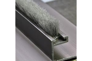 NC samoprzylepna rama drzwi okna szczotka uszczelka uszczelka uszczelka uszczelka 10 m uszczelka uszczelka do przeciągów szczotka skrzydła uszczelniająca pasek drzwi listwa chroniąca przed warunkami atmosferycznymi 5 mm * 6 mm