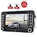 Produktbild Eincar 7 '' Double 2 für VW Volkswagen Golf Jetta Passat Polo Touran mit Auto Autoradio-Empfänger unterstützt CD DVD-Video-Player FM AM RDS Multimedia WinCE 6.0 System + 8GB GPS-Navigations-Karten-Karte Backup-Kamera CanBus Adapter im Schlag-Auto Stereo Head Unit din