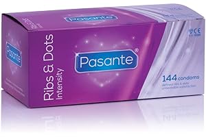 Pasante Ribs & Dots (Intensity) Condoms - Pack of 144