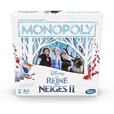 Monopoly La Reine des Neiges - Jeu de societe - Jeu de plateau - Version française