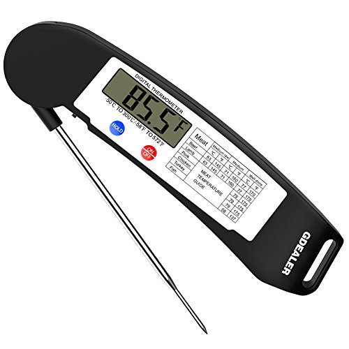 Instant Read Thermometer,Gdealer? Super Fast Digital Electronic Food Thermometer Cooking Thermometer Barbecue Meat Thermometer with Collapsible Internal Probe for Grill Cooking Meat Kitchen Candy RS.1969 (57.00% Off) - Amazon Instant Read Thermometer,Gdealer? Super Fast Digital Electronic Food Thermometer Cooking Thermometer Barbecue Meat Thermometer with Collapsible Internal Probe for Grill Cooking Meat Kitchen Candy RS.1969 (57.00% Off) - Amazon