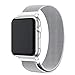 Produktbild FeiliandaJJ Milanese Edelstahl Ersatzarmbänder für Apple Watch Serie 4 44MM Watch,Luxus Wasserdichtes Sport Smart Watch Zubehör Uhrenarmbänder Armbänder Watch Band (Silber)