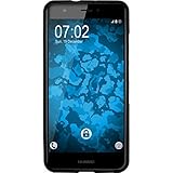 PhoneNatic Case für Huawei Nova Hülle Silikon schwarz matt Cover Nova Tasche + 2 Schutzfolien - 