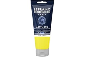 Lefranc Bourgeois Acrílico, Amarillo limón, 80ml Tube