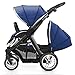 Babystyle Oyster Max 2 Tandem Pushchair - LIE FLAT - Navy/Black - NEW