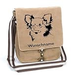🐾 Es ist möglich die Tasche zu personalisieren indem ein Wunschname oder Text kostenlos unterhalb des Hundemotiv der Hunderasse gedruckt wird. Hier kann z.B. der Name des Hundes, der Rassenname, ein Vereinsname oder auch etwas ganz anderes verwendet werden.