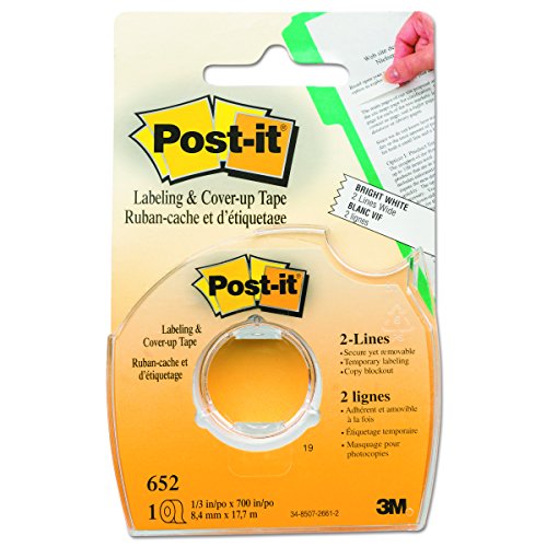 Labeling   Cover-Up Tape  Non-Refillable  1 3  x 700  Roll
