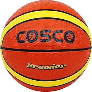 Cosco Premier Nylon Basketball, Size 6 (Multicolour)