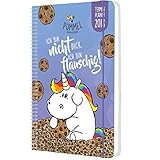 Pummeleinhorn Taschenwochenkalender 2018 - Flauschig (lila)