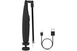 Vagocom Led Rechargeable Work Light,Portable Foldable LED COB Inspection Lamp,Brightness Adjustable Magnetic Work Torch for Mechanic, Car Gadgets,Garage Tool,Emergency,Home,Gift for Men Dad(Black)