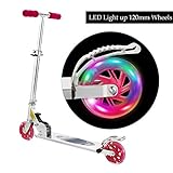 ALTURA AJUSTABLE: 3 niveles de altura del manillar desde 78CM hasta 87CM para la necesidad de los niños.