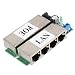 Produktbild WEONE 4 Port POE Power Over Ethernet Injector Ausrüstung für die IP-Kamera-CAT-5-6 und WLAN Access Point
