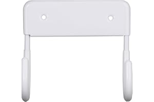 YIPUETERNITY Ironing Board Hanger, White Ironing Boards Wall Mounted Holder, Iron Board Hook for Y-Leg or T-Leg Ironing Board, Ironing Board Storage Wall Bracket for Hanging