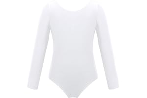 IEFIEL Maillot de Danza Ballet Para Niña Maillot de Gimnasia Ritmica Body de Danza Clásica Disfraz de Bailarina Niña Ropa Ballet Niña