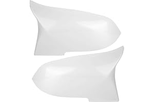 GEGONG 1 paio copri specchietto retrovisore copri specchietto retrovisore adatto per 220i 328i 420i F20 F21 F22 F30 F32 F33 F36 X1 E84 più stili tra cui scegliere (White)