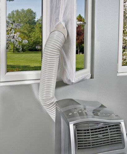 Sichler Haushaltsgeräte Abluft Fensterabdichtung für mobile Klimageräte, Hot Air Stop - 4