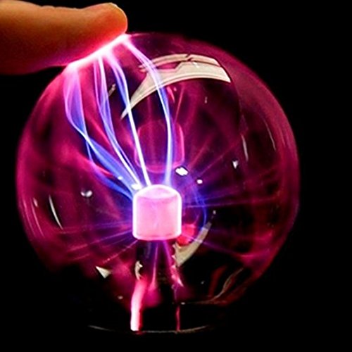 SOLMORE Plasmakugel Plasma Ball Kugel Blitze Magische Lampe USB Licht für Kinder Kindergeburtstag Spielzeug Disco Party Dekoration Geschenk Schreibtisch - 5
