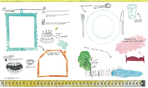 Book's Cover of Meine Freunde - zum Eintragen mit Pinsel, Stempel, Kleber: und einer Freundschaftsgeschichte zum Vorlesen