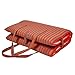 Produktbild EZPELETA Coussin bain de soleil pliable Solarium - 180 x 48 cm - Orange et gris