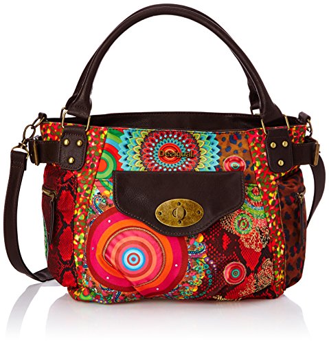 Desigual Bols Fun Circus Mcbee, Women's Bag, Multicolour (3000 Carmin), One Size
