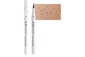 RENHUANGFUXI Freckle Pen, Freckle Makeup Pen Waterproof Long-Lasting Soft Spot Pens For Natural Like-real For a Natural Sun-kissed Makeup, 1PC Dark Brown