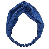 Unisex Einfarbig Elastisches Sport Stirnband Kopfband Headband, LEEDY Alltag Yoga Fitness Haarband für optimalen Ohrenschutz beim Jogging Laufen Wandern Fahren Stirnbänder