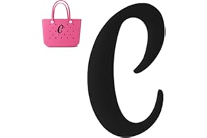 LUTER Decorative Lettering for Bogg Bag, Bag Accessories Alphabet Letter Charms for Bogg Bag Alphabet Letters Deco for Beach Tote Rubber Beach Bag Accessories