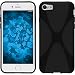 Produktbild PhoneNatic Case für Apple iPhone 8 Hülle Silikon schwarz X-Style + 2 Schutzfolien