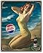 Produktbild Crystal Art Sign Of The Times Pepsi Girl Metal Sign, 12 x 15 by Crystal Art