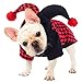 Produktbild novogifts Pet Puppy Clown Kostüm mit Kapuze für Hunde Halloween Kostüm für Hunde