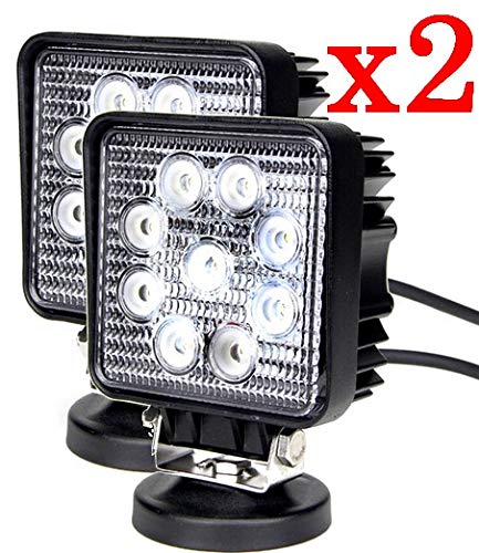 Proyector LED 27 W cuadrado x2