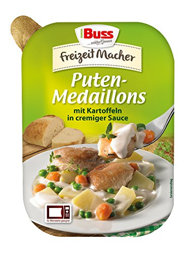 Preisvergleich Produktbild Buss Putenmedaillons mit Kartoffeln in cremiger Sauce, 300 g