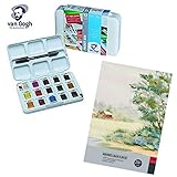 Juego de acuarelas Van Gogh, 12 colores en práctica caja.