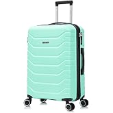 RAYKONG ABS Cabin Suitcase 40x30x20(24L)|Maximum Capacity| Carry-on Luggage with Detachable Wheels for Ryanair | Vueling | Ea
