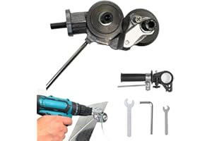 BEFITERY Accessorio per trapano elettrico Taglierina in lamiera cutter per metallo a tiraggio manuale Forbici per trapano elettriche per piastra in metallo(Trapano non incluso)