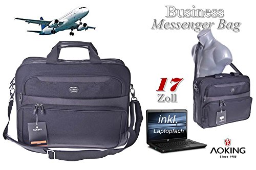 * SONDERPOSTEN * XXL BAG TASCHE FLUGBEGLEITER MESSENGER UMHÄNGETASCHE BUSINESSTASCHE ARBEITSTASCHE SCHULTERTASCHE HERRENTASCHE DAMENTASCHE - 2