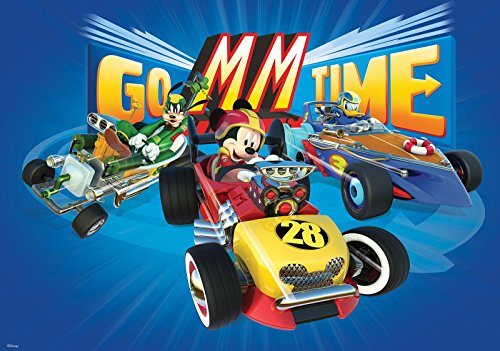 DekoShopDisney Photo Wallpaper Mural Non-Woven - AMD11877V4 Disney - Mickey and The Roadster Racers V4 (254cm. x 184cm.)