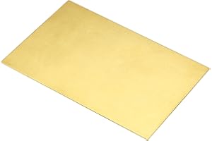 TA-VIGOR 1Pcs H62 Brass Sheet, 150mm x 100mm x 1mm Metal Sheet Brass Plates for DIY Crafts, Electrical, Repairs, Industry
