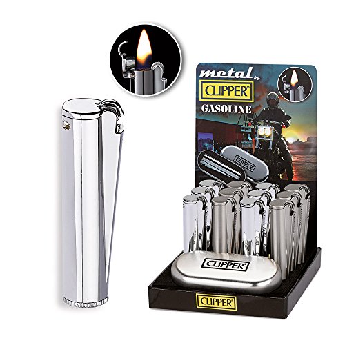Preisvergleich Produktbild Feuerzeug Clipper Metal Metall Gasoline Benzin Akku winddicht